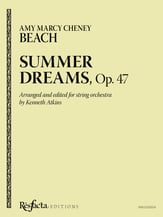 Summer Dreams, Op. 47 Orchestra sheet music cover